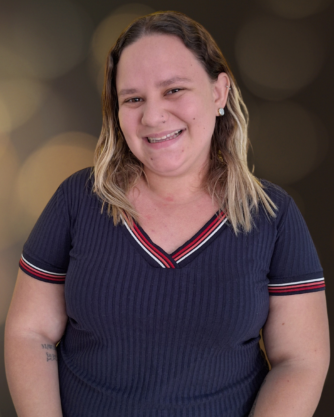 Foto da estagiária Bianka